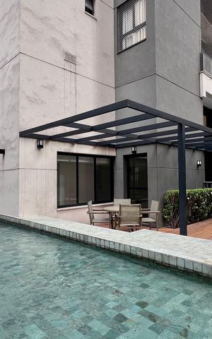 Studio para alugar com 29m², 1 quarto e 1 vaga Studio para alugar com 29m², 1 quarto e 1 vagaPiscina