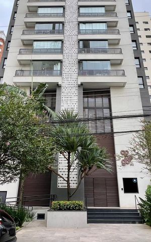 Studio para alugar com 29m², 1 quarto e 1 vaga Studio para alugar com 29m², 1 quarto e 1 vagaFachada