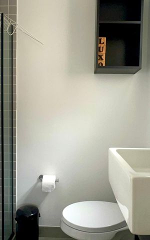 Studio para alugar com 29m², 1 quarto e 1 vaga Studio para alugar com 29m², 1 quarto e 1 vagaBanheiro da Suíte