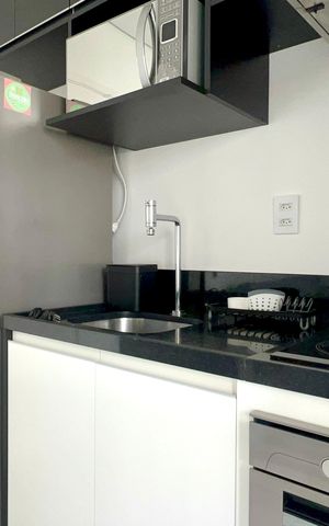 Studio para alugar com 29m², 1 quarto e 1 vaga Studio para alugar com 29m², 1 quarto e 1 vagaCozinha