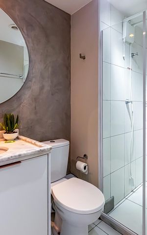 Apartamento à venda com 32m², 1 quarto e sem vaga Apartamento à venda com 32m², 1 quarto e sem vagaBanheiro