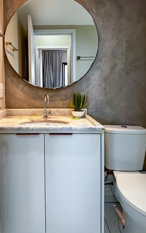 Apartamento à venda com 32m², 1 quarto e sem vaga Apartamento à venda com 32m², 1 quarto e sem vagaBanheiro