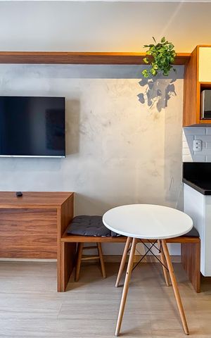 Apartamento à venda com 32m², 1 quarto e sem vaga Apartamento à venda com 32m², 1 quarto e sem vagaSala