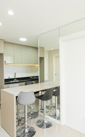 Apartamento à venda com 34m², 2 quartos e sem vaga Apartamento à venda com 34m², 2 quartos e sem vagaSala/Cozinha