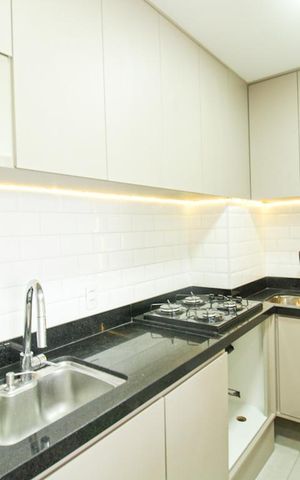 Apartamento à venda com 34m², 2 quartos e sem vaga Apartamento à venda com 34m², 2 quartos e sem vagaSala/Cozinha