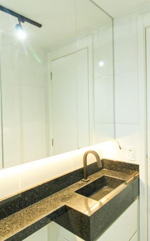 Apartamento à venda com 34m², 2 quartos e sem vaga Apartamento à venda com 34m², 2 quartos e sem vagaBanheiro social