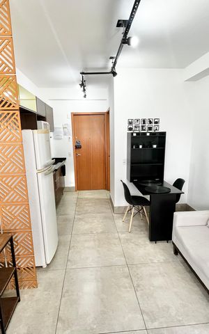 Studio para alugar com 24m², 1 quarto e sem vagaSala