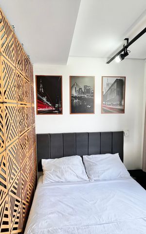 Studio para alugar com 24m², 1 quarto e sem vagaQuarto