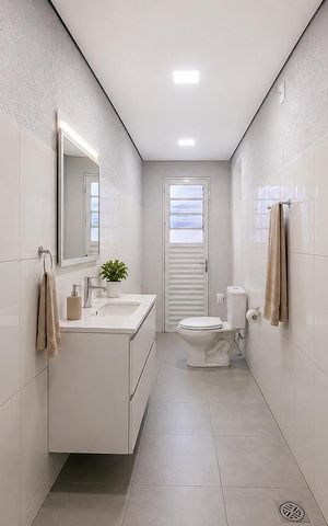 Casa à venda com 312m², 3 quartos e 4 vagas Casa à venda com 312m², 3 quartos e 4 vagasBanheiro social