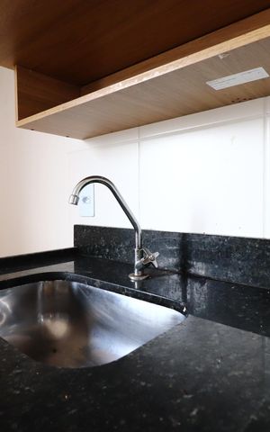 Apartamento à venda com 27m², 1 quarto e sem vagaCozinha e Área de Serviço