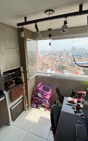 Apartamento à venda com 52m², 2 quartos e 1 vagaVaranda