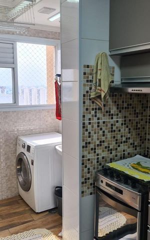 Apartamento à venda com 52m², 2 quartos e 1 vagaCozinha