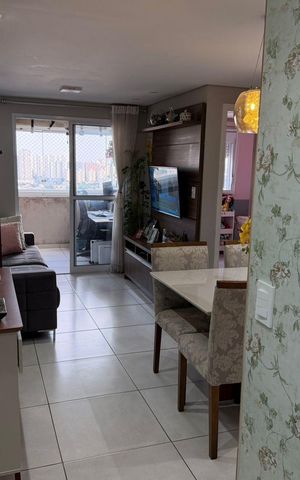 Apartamento à venda com 52m², 2 quartos e 1 vagaSala