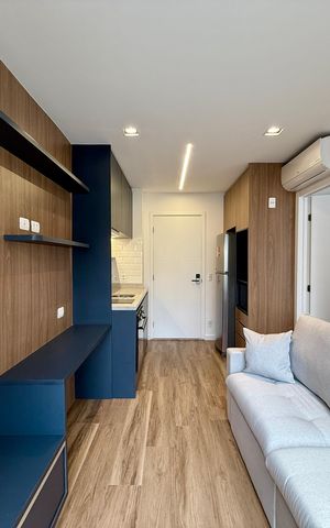Apartamento para alugar com 41m², 1 quarto e 1 vagaSala