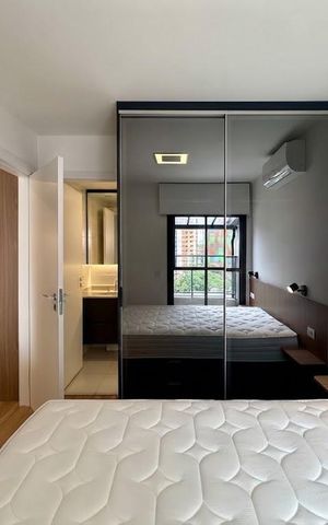 Apartamento para alugar com 41m², 1 quarto e 1 vagaSuíte 