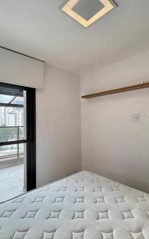 Apartamento para alugar com 41m², 1 quarto e 1 vagaSuíte 