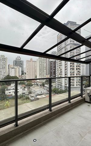 Apartamento para alugar com 41m², 1 quarto e 1 vagaSacada 