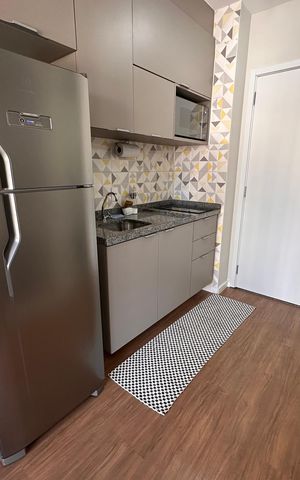 Studio para alugar com 25m², 1 quarto e sem vagaCozinha