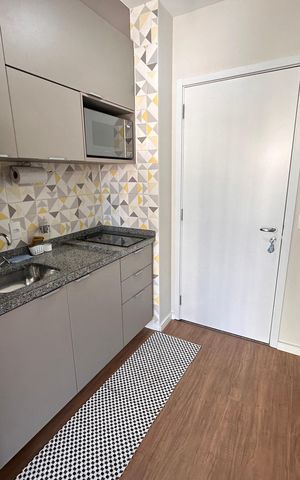 Studio para alugar com 25m², 1 quarto e sem vagaCozinha