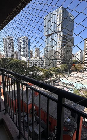 Studio para alugar com 25m², 1 quarto e sem vagaVaranda