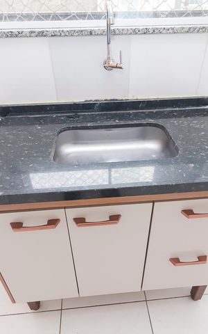 Apartamento à venda com 40m², 2 quartos e sem vaga Apartamento à venda com 40m², 2 quartos e sem vagaSala/Cozinha