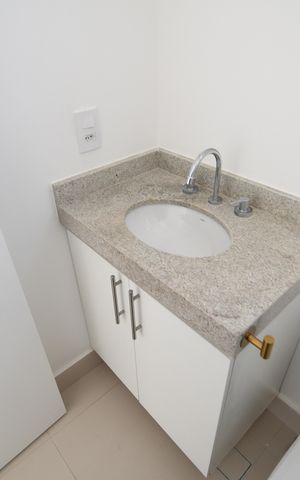 Studio à venda com 41m², 1 quarto e 1 vagaBanheiro