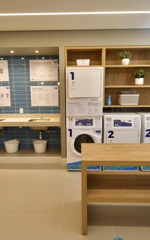 Studio à venda com 41m², 1 quarto e 1 vagaLavanderia