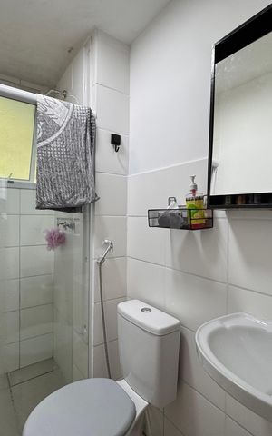 Apartamento à venda com 44m², 2 quartos e 1 vaga Apartamento à venda com 44m², 2 quartos e 1 vagaBanheiro Social