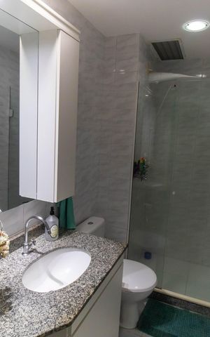 Apartamento à venda com 105m², 4 quartos e 2 vagas Apartamento à venda com 105m², 4 quartos e 2 vagasBanheiro Social