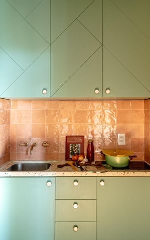 Studio à venda com 35m², 1 quarto e sem vagaCozinha 