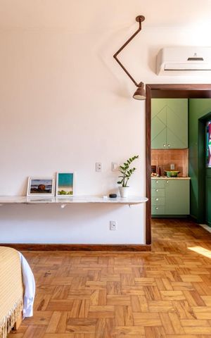 Studio à venda com 35m², 1 quarto e sem vagaSala/Quarto