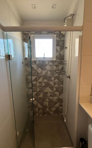 Apartamento para alugar com 52m², 2 quartos e 2 vagas Apartamento para alugar com 52m², 2 quartos e 2 vagasBanheiro Social