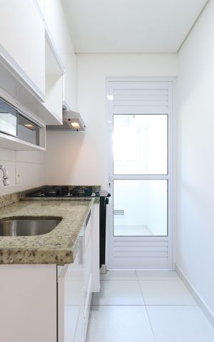 Apartamento à venda com 66m², 2 quartos e 2 vagasCozinha e Área de serviço 
