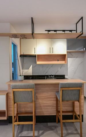 Apartamento para alugar com 38m², 1 quarto e 1 vagaSala/cozinha