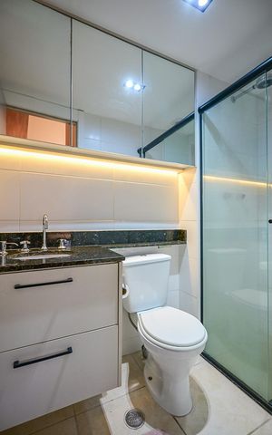 Apartamento para alugar com 38m², 1 quarto e 1 vagaBanheiro Social