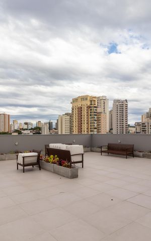 Apartamento para alugar com 28m², 1 quarto e sem vaga Apartamento para alugar com 28m², 1 quarto e sem vagaÁrea comum - Churrasqueira