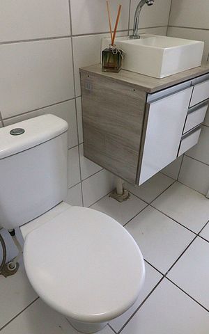 Apartamento à venda com 57m², 2 quartos e 1 vagaBanheiro da Suíte