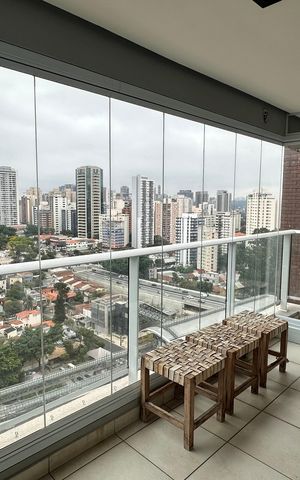 Apartamento à venda com 49m², 1 quarto e 1 vaga Apartamento à venda com 49m², 1 quarto e 1 vagaVaranda da Sala/cozinha