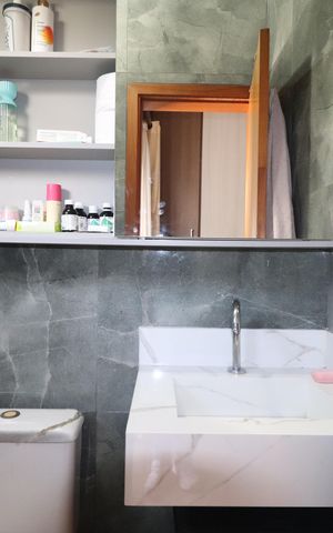 Casa à venda com 109m², 3 quartos e 2 vagasBanheiro da suíte
