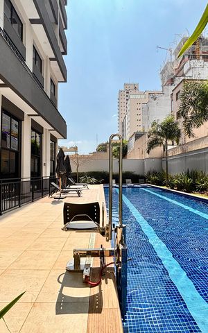Studio à venda com 25m², 1 quarto e sem vaga Studio à venda com 25m², 1 quarto e sem vagaPiscina