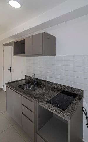 Studio à venda com 40m², 2 quartos e sem vaga Studio à venda com 40m², 2 quartos e sem vagaCozinha