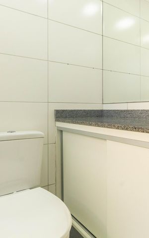 Apartamento para alugar com 65m², 2 quartos e 1 vaga Apartamento para alugar com 65m², 2 quartos e 1 vagaBanheiro da Suíte