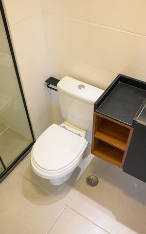 Apartamento à venda com 42m², 2 quartos e 1 vaga Apartamento à venda com 42m², 2 quartos e 1 vagaBanheiro social
