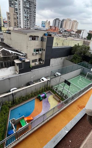Studio à venda com 28m², 1 quarto e sem vaga Studio à venda com 28m², 1 quarto e sem vagaVaranda da Sala/Cozinha
