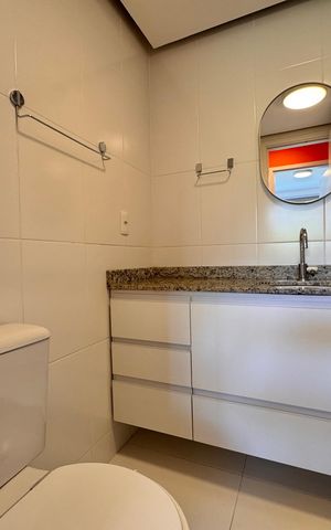 Apartamento para alugar com 69m², 2 quartos e 1 vaga Apartamento para alugar com 69m², 2 quartos e 1 vagaBanheiro Social