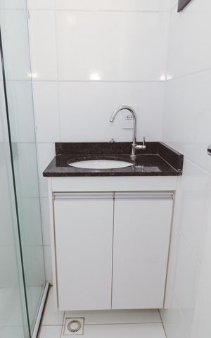 Studio à venda com 29m², 1 quarto e sem vaga Studio à venda com 29m², 1 quarto e sem vagaBanheiro