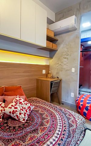 Apartamento à venda com 28m², 1 quarto e sem vaga Apartamento à venda com 28m², 1 quarto e sem vagaStudio