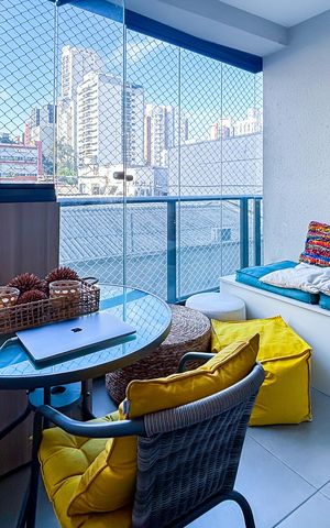 Apartamento à venda com 28m², 1 quarto e sem vaga Apartamento à venda com 28m², 1 quarto e sem vagaVaranda do Studio