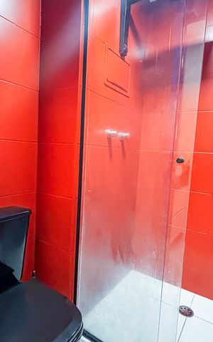 Apartamento à venda com 28m², 1 quarto e sem vaga Apartamento à venda com 28m², 1 quarto e sem vagaBanheiro social