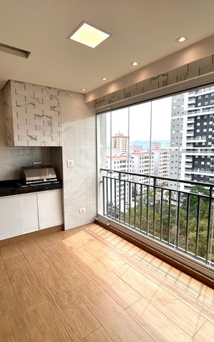 Apartamento à venda com 66m², 1 quarto e 1 vaga Apartamento à venda com 66m², 1 quarto e 1 vagaVaranda gourmet